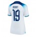 Cheap England Mason Mount #19 Home Football Shirt Women World Cup 2022 Short Sleeve